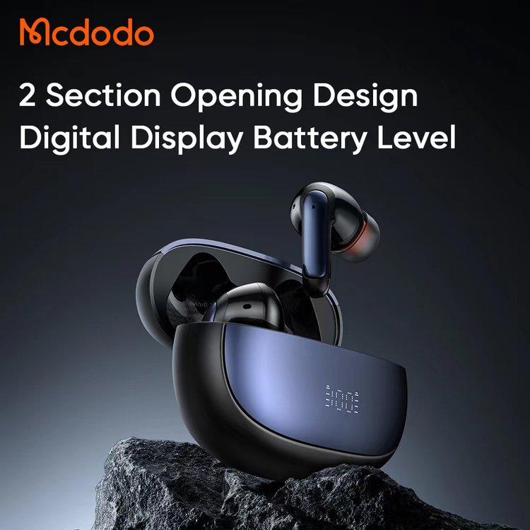 Mcdodo Multi Functional Noise Cancellation Earbuds with Display Mcdodo Multi Functional Noise Cancellation Earbuds with Display